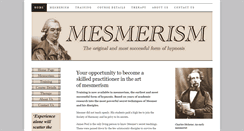 Desktop Screenshot of mesmerism.com
