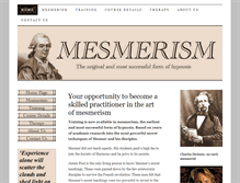 Tablet Screenshot of mesmerism.com